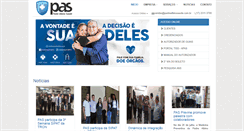 Desktop Screenshot of padrealbinosaude.com.br