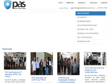 Tablet Screenshot of padrealbinosaude.com.br